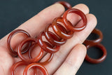 Carnelian Ring Carnelian rings - Natural Real Carnelian Chakra Healing Stone Ring Size 7 Approx. Pre-Charged