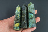 1 Pc Natural Labradorite  Obelisk Tower Point wand healing crystal