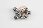 925 Bali Sterling Silver Yin Yang Spacer Beads - 10mm - 1pc per order - s6 Ying Yang Yinyang -s6