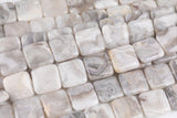 Natural Gray Phoenix Agate Beads Square beads 20mm
