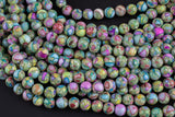 Mosaic Jasper Smooth Round Beads 4mm 6mm 8mm 10mm Aka Snake Skin Jasper Terra Jasper 15.5" Strand