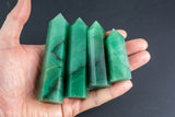 Natural Jade Obelisk Tower Point wand healing crystal Towers Real Green Jade