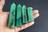 Natural Jade Obelisk Tower Point wand healing crystal Towers Real Green Jade