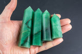 Natural Jade Obelisk Tower Point wand healing crystal Towers Real Green Jade