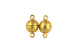 Silver/Gold Plated Strong Magnetic Clasps Round Size 8mm