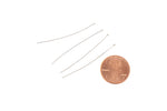 Sterling Silver Head Pin Headpins - 24 Ga- 925 sterling silver- USA Product-1.5 Inches- 10 pieces per order