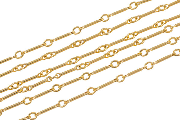 Gold Filled Satellite Tubed Chain, Wholesale, USA Made, Chain by foot