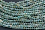 Natural Apatite Full Strands-15.5 inches-3mm- Nice Size Hole- Diamond Cutting, High Facets- Nice and Sparkly- Faceted Round