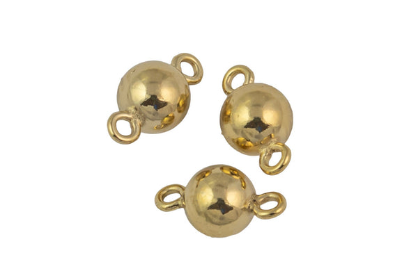 Gold Filled Ball Connector Charm - 14/20 Gold Filled- USA Product- 3mm or 4mm