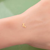 Houston Texans Connector 14K Gold Filled Sterling Silver Football Sport Connectors Bracelet or Necklace Permanent Jewelry