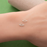 Harley Shield and Bike Motorcycle Connector 14K Gold Filled Sterling Silver Sport Connectors Bracelet or Necklace Permanent Jewelry