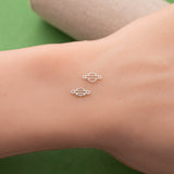 Harley Shield and Bike Motorcycle Connector 14K Gold Filled Sterling Silver Sport Connectors Bracelet or Necklace Permanent Jewelry