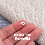 Mightmare Christmas Halloween Connector 14K Gold Filled Connector Permanent Jewelry 14K Gold Filled 925 Sterling Silver Connectors Bracelet Necklace PJ Supply Castle
