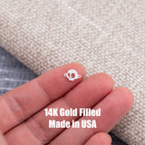 Mightmare Christmas Halloween Connector 14K Gold Filled Connector Permanent Jewelry 14K Gold Filled 925 Sterling Silver Connectors Bracelet Necklace PJ Supply Castle