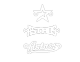 Houston Astros Connector 14K Gold Filled Sterling Silver Sport Connectors Bracelet or Necklace Permanent Jewelry