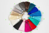 SILK TASSEL TASSLE Silk Tassels Tassles High Quality Small Tassels 4 pcs