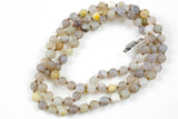 Long Knotted - Preknotted Necklace- Assorted Gemstones 8mm- 36 inches Long- Ready to wear- Long Necklace