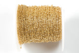 Gold Fill Beaded Satellite Chain -- By the Foot Permanent Jewelry Chain