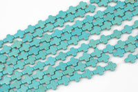 8*10mm Magnesite Small Cross- Full 15 Inch Strand