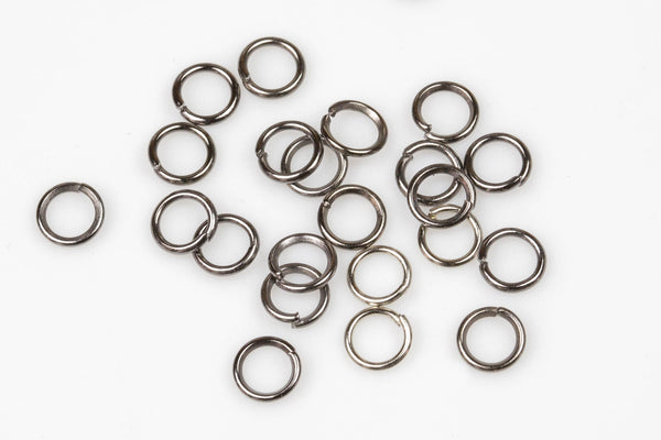 8mm-Jump Ring- 1.0mm- 19 Gauge Thickness-High Quality-30 pcs- 8 colors