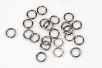 6mm-Jump Ring- 1.0mm- 19 Gauge Thickness-High Quality-90 pcs- 8 colors