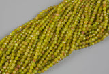 JADE Faceted Round 4mm Random -Full Strand 15.5 inch Strand