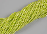 JADE Faceted Round 4mm Random -Full Strand 15.5 inch Strand