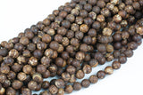 Natural Tree Bark Onyx, High Quality in Round, 6mm, 8mm, 10mm, 12mm AAA Quality Gemstone Beads