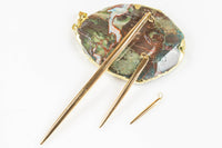 Hammered Brass Spike in Gold...EXCLUSIVE ITEM