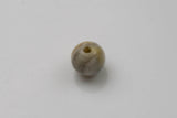 LARGE-HOLE beads!!! African Turquoise 8mm or 10mm Matte-finished round. 2mm hole. 7-8" strands. Big Hole Beads