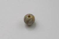 LARGE-HOLE beads!!! 8mm or 10mm smooth-finished round. 2mm hole. 7-8" strands. Smooth Mai Jasper. Big Hole Beads