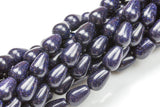 Natural Blue GoldStone- Teardrop- Beads- 2 Sizes- Special Shape- Full Strand- 16 Inches Smooth Gemstone Beads