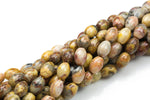 Natural Crazy Laced Agate- Barrel Shape-3 Sizes- Special Shape- Full Strand- 16 Inches Gemstone Beads