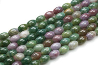 Natural Fancy Agate- Barrel Shape-3 Sizes- Special Shape- Full Strand- 16 Inches AAA Quality Gemstone Beads