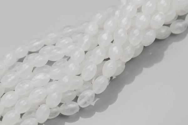 Natural Quartz Barrel Shape-3 Sizes- Special Shape- Full Strand- 16 Inches Gemstone Beads