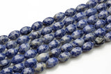 Natural Sodalite- Lantern Shape- 10*16mm-28 Pieces- Special Shape- Full Strand- 16 Inches Gemstone Beads