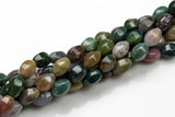 Natural Fancy Agate- Lantern Shape- 12*16mm-28 Pieces- Special Shape- Full Strand- 16 Inches Gemstone Beads