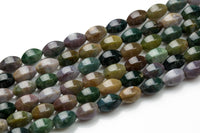 Natural Fancy Agate- Lantern Shape- 12*16mm-28 Pieces- Special Shape- Full Strand- 16 Inches Gemstone Beads