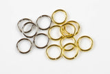 Heavy Gauge Jump Ring- 12mm- 16 Gauge- High Quality-50 pcs- Perfect for Attaching A Pendant to Our Knotted Necklace!