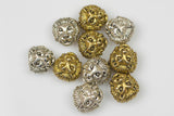 Lion Head 11*13mm Bead Pewter - Gold, Rose Gold, Silver, Gunmetal