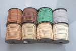 NICE and THICK Suede. Excellent quality. 55 yards / 165 feet large spools.