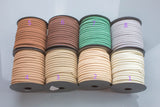 NICE and THICK Suede. Excellent quality. 55 yards / 165 feet large spools.