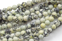 Matte Yellow African Turquoise Beads Special Pale AAA Quality Loose Beads 4mm, 6mm, 8mm, 10mm, 12mm Full Strand Beads