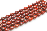 Natural Red Jasper- Teardrop- Beads- 2 Sizes- Special Shape- Full Strand- 16 Inches Smooth Gemstone Beads