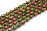Natural UNIKITE- Teardrop- Beads- 2 Sizes- Special Shape- Full Strand- 16 Inches AAA Quality Smooth Gemstone Beads