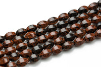 Natural Mahagony Jasper- Lantern Shape- 10*14mm-28 Pieces- Special Shape- Full Strand- 16 Inches Gemstone Beads