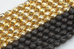 Laser Cut Gold and Gunmetal Copper Beads-2 SIZES