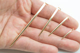 Hammered Brass Spike in Gold...EXCLUSIVE ITEM