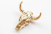 Texas Charm /Full Gold/Gunmetal Bull Cow Pendant /Bull Face Charm, Animal Charm, Approx 2.5 inch long,Sold as 1 Piece