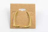 Cross-Sterling Silver Earring-Ear Wire Hugging Crawling Earring Style- Gold or Gunmetal- High Quality Micro Pave-Dainty and Light-0440